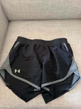 Under Armour Women’s Black Shorts with Gray Accent